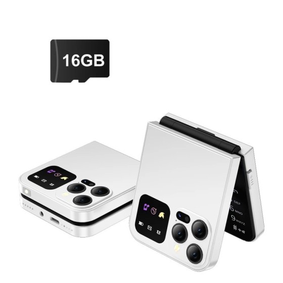 SERVO A50 Pro teléfono plegable, Tarjeta SIM Dual, GSM, antorcha eléct
