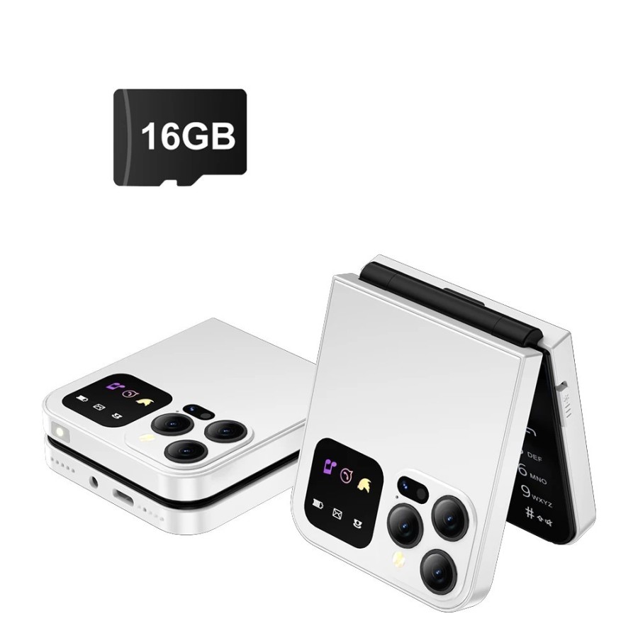 SERVO A50 Pro teléfono plegable, Tarjeta SIM Dual, GSM, antorcha eléct