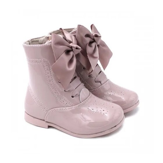 Botas de Charol Pascuala con Lazo Bubble Bobble 2116 para Niñas