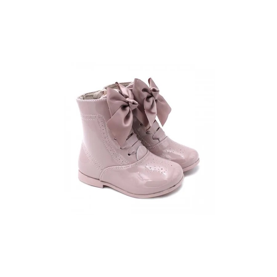Botas de Charol Pascuala con Lazo Bubble Bobble 2116 para Niñas Botas de Charol Pascuala con Lazo Bubble Bobble 2116 para Niñas