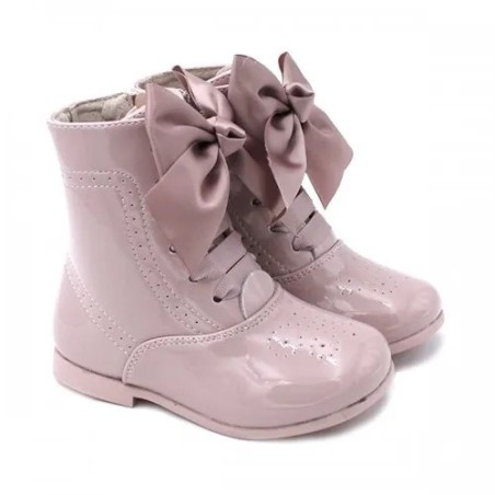Botas de Charol Pascuala con Lazo Bubble Bobble 2116 para Niñas