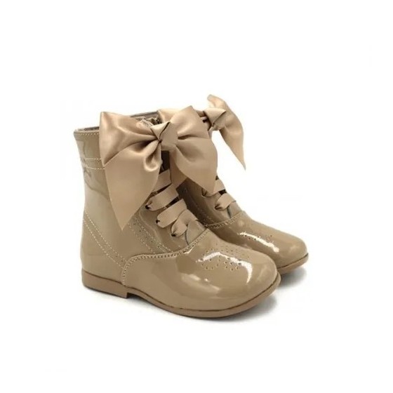 Botas de Charol Pascuala con Lazo Bubble Bobble 2116 para Niñas Botas de Charol Pascuala con Lazo Bubble Bobble 2116 para Niñas