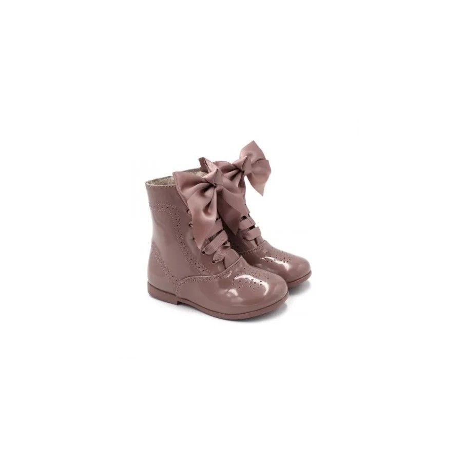 Botas de Charol Pascuala con Lazo Bubble Bobble 2116 para Niñas