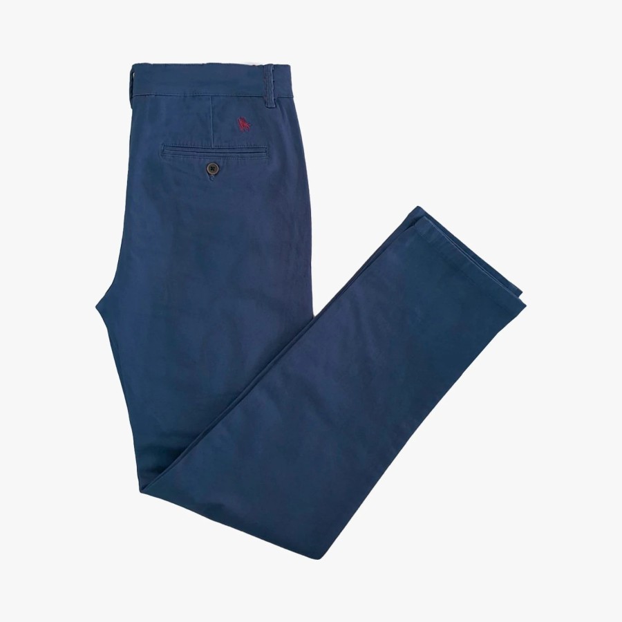 Pantalón Chino Hombre Algodón Elástico Colores Regular Fit S&C - Comod