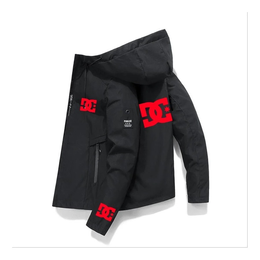 DC-chaqueta impermeable de pesca para hombre, Sudadera con capucha, co DC-chaqueta impermeable de pesca para hombre, Sudadera con capucha, co