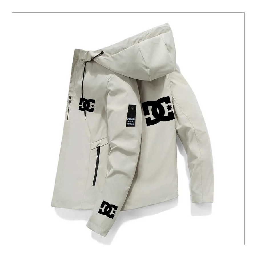 DC-chaqueta impermeable de pesca para hombre, Sudadera con capucha, co