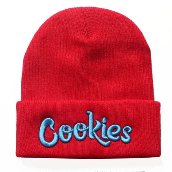 Gorro de punto con bordado de galletas para hombre y mujer, gorro cáli Gorro de punto con bordado de galletas para hombre y mujer, gorro cáli
