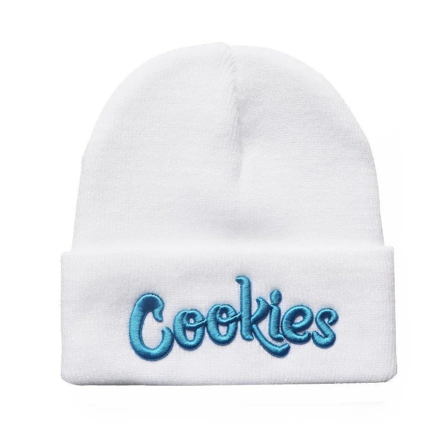 Gorro de punto con bordado de galletas para hombre y mujer, gorro cáli
