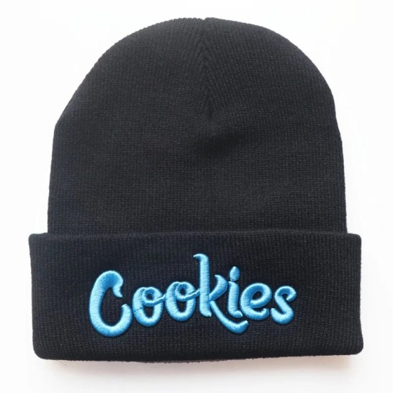 Gorro de punto con bordado de galletas para hombre y mujer, gorro cáli Gorro de punto con bordado de galletas para hombre y mujer, gorro cáli