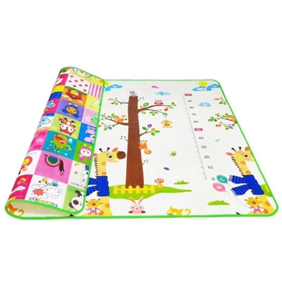 EPE-alfombra de juego para gatear para bebé, tapete grueso y respetuos