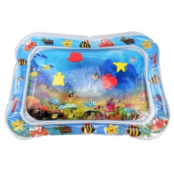 Colchoneta de agua inflable para bebés, cojín de seguridad, almohadill