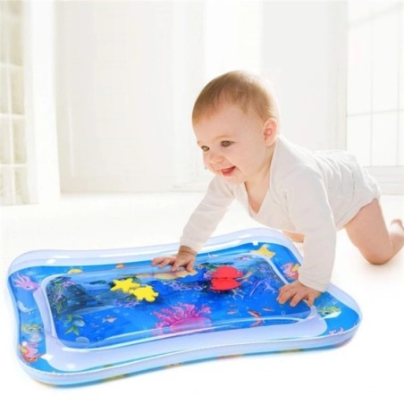 Colchoneta de agua inflable para bebés, cojín de seguridad, almohadilla de hielo creativa para niños, Educación Temprana, juego 