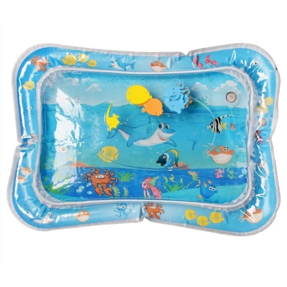 Colchoneta de agua inflable para bebés, cojín de seguridad, almohadill