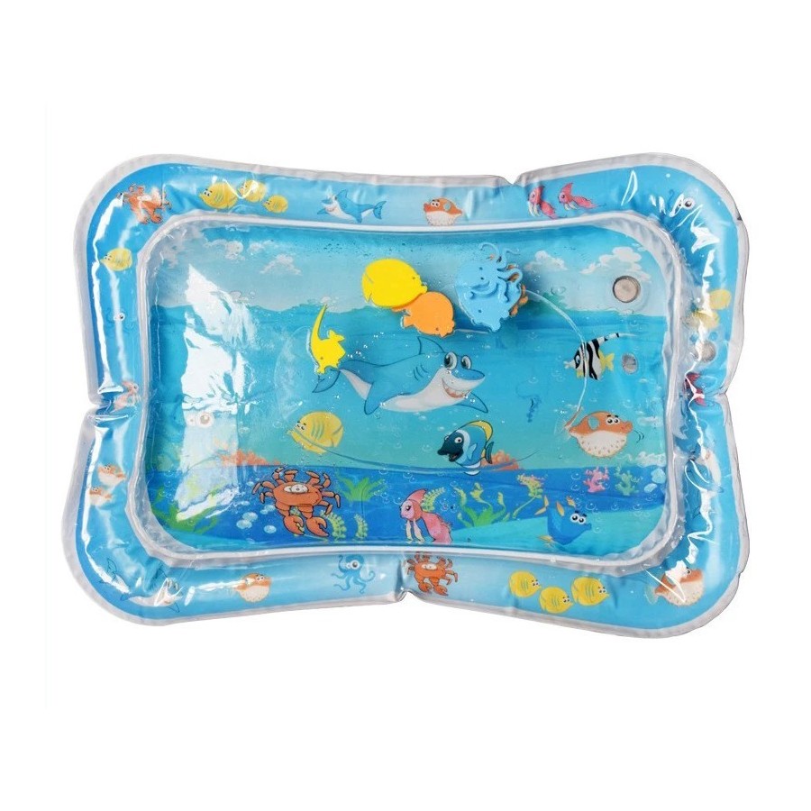 Colchoneta de agua inflable para bebés, cojín de seguridad, almohadill