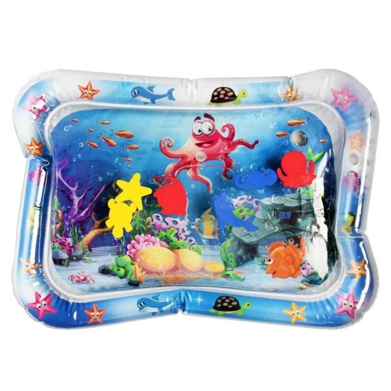 Colchoneta de agua inflable para bebés, cojín de seguridad, almohadill