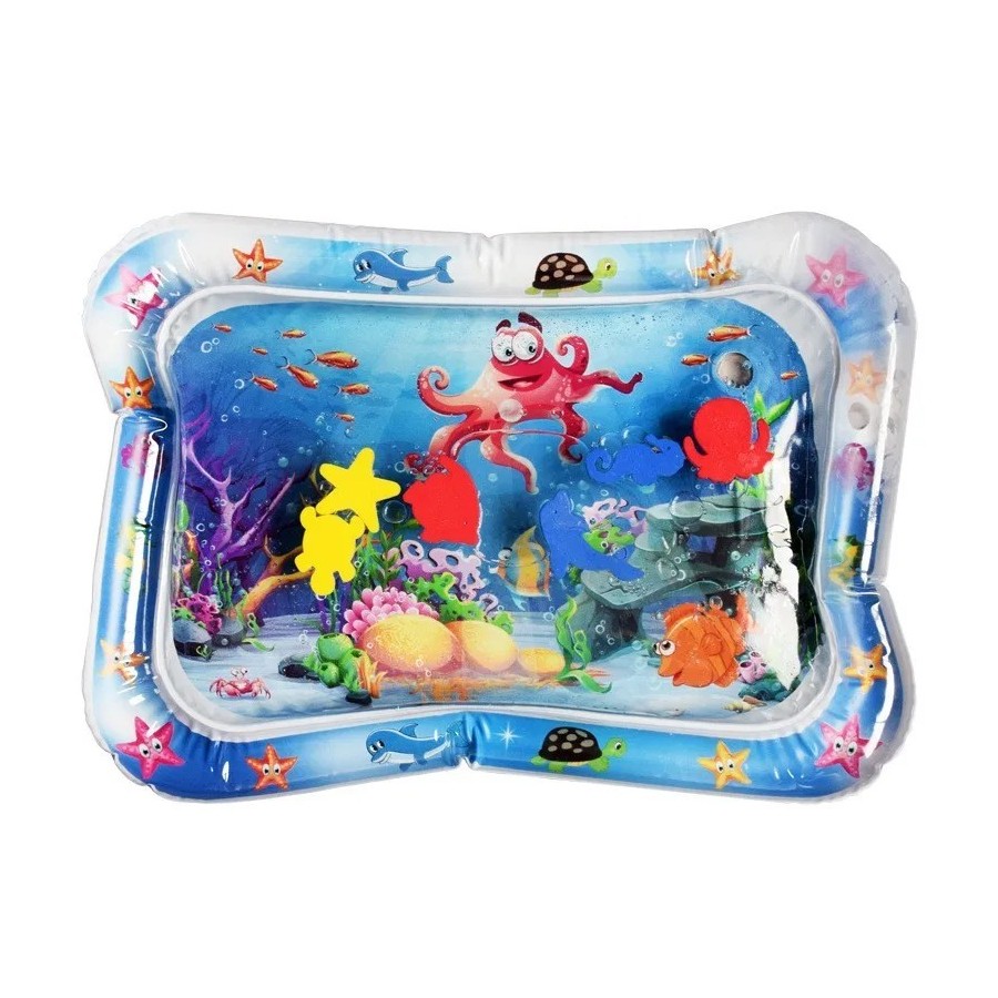 Colchoneta de agua inflable para bebés, cojín de seguridad, almohadill