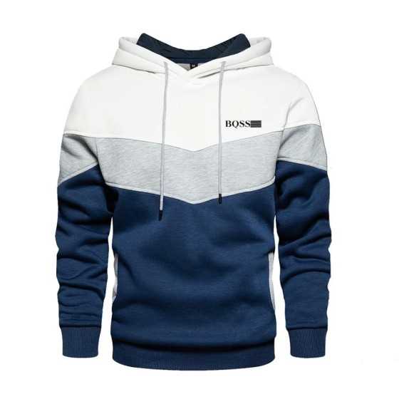 Conjunto de dos piezas para hombre, Sudadera con capucha y cremallera,