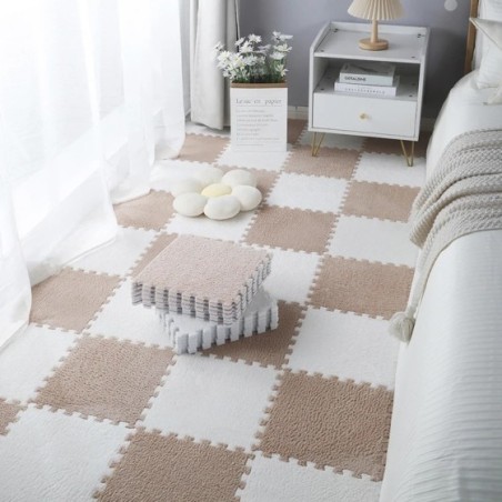 Alfombra de rompecabezas de espuma Eva para niños, tapete de felpa suave, juguetes para bebés, alfombra de juego para bebés, man
