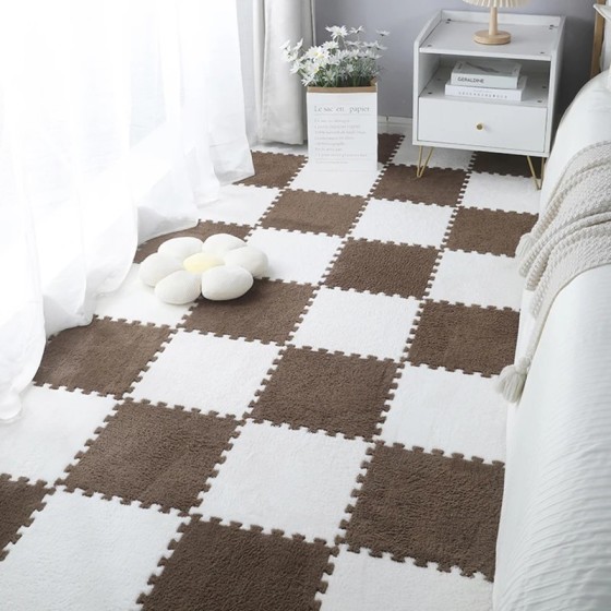 Alfombra de rompecabezas de espuma Eva para niños, tapete de felpa sua