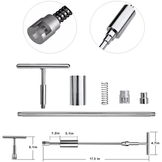 Herramientas de reparación de abolladuras sin pintura para coche, Kit 