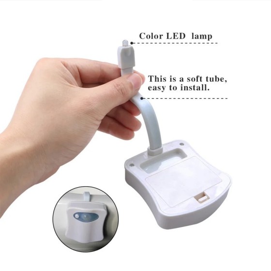 Lámpara de luz nocturna LED con Sensor de movimiento, luz de fondo de 
