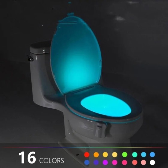 Lámpara de luz nocturna LED con Sensor de movimiento, luz de fondo de 