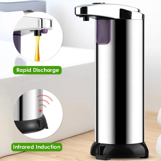 Dispensador automático de Jabón para manos, dispositivo con 3 niveles 