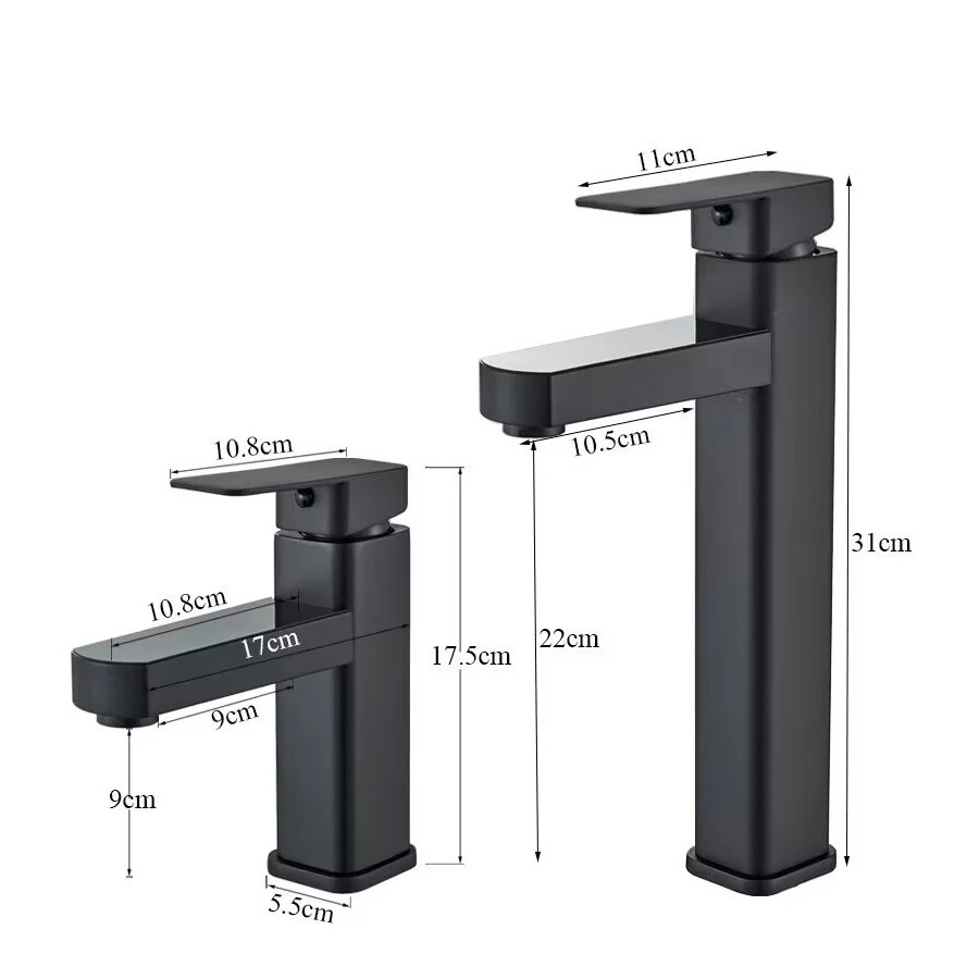 Shinesia grifo de baño para lavabo, mezclador de temperatura Digital L