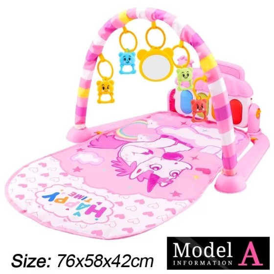 Soporte de Fitness para bebé, juego de música, juguetes de actividades