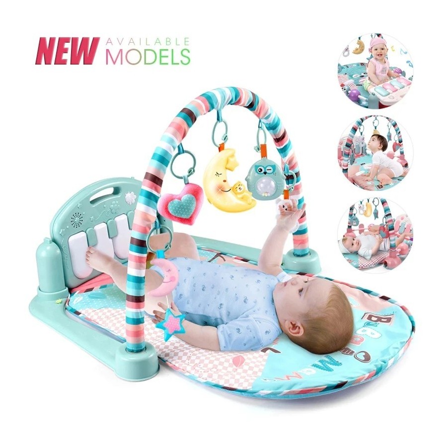 Soporte de Fitness para bebé, juego de música, juguetes de actividades
