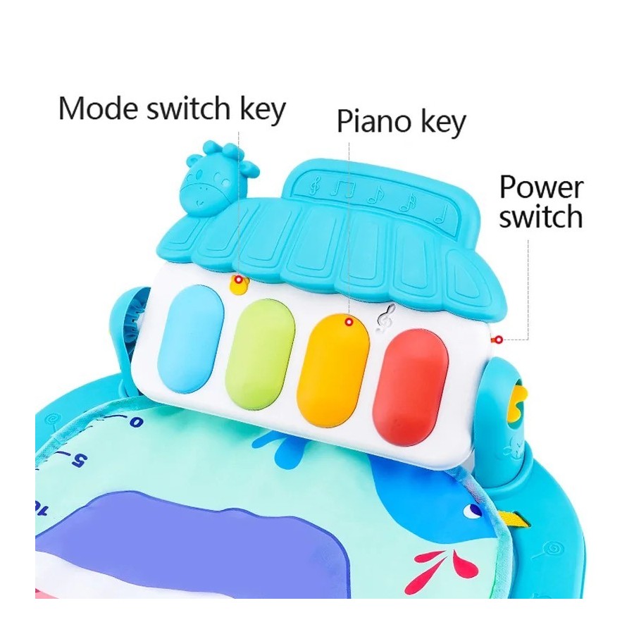Soporte de Fitness para bebé, juego de música, juguetes de actividades