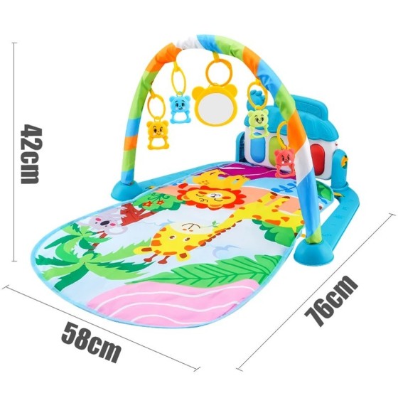 Soporte de Fitness para bebé, juego de música, juguetes de actividades