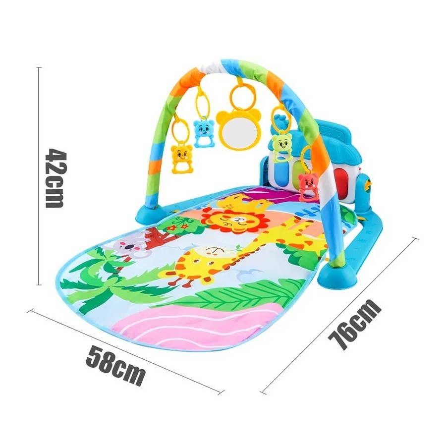 Soporte de Fitness para bebé, juego de música, juguetes de actividades