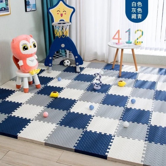 Alfombra de juego de espuma para bebé, Alfombra de rompecabezas de 12 