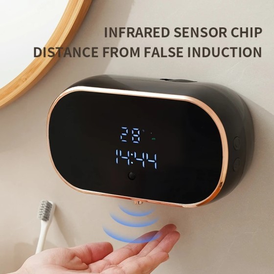 Dispensadores automáticos de jabón de espuma para baño, lavadora de ma
