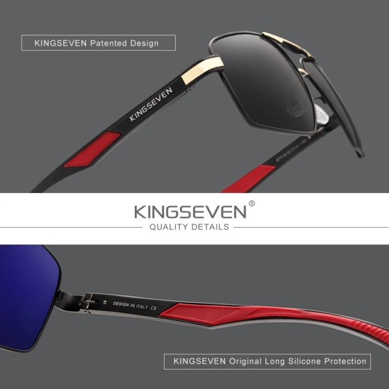 KINGSEVEN-gafas de sol polarizadas fotocromáticas para hombre y mujer, KINGSEVEN-gafas de sol polarizadas fotocromáticas para hombre y mujer,