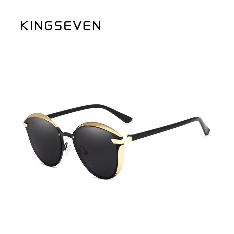 KINGSEVEN-gafas de sol polarizadas estilo ojo de gato para mujer, ante KINGSEVEN-gafas de sol polarizadas estilo ojo de gato para mujer, ante