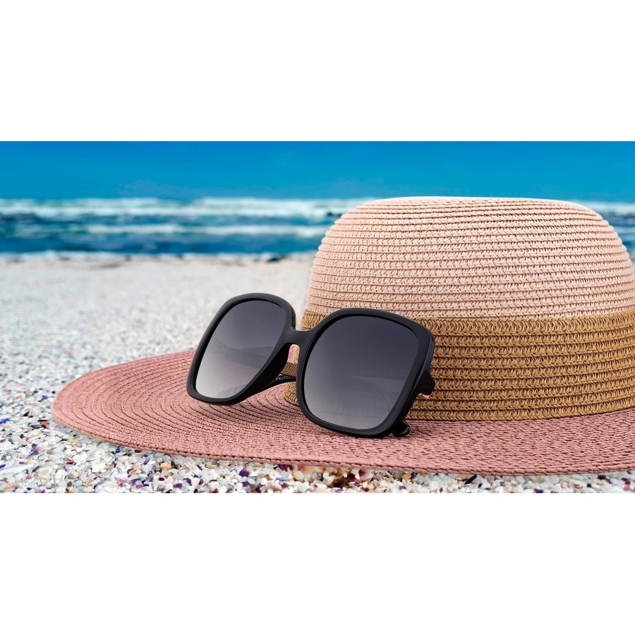 Gafas de sol Para Mujer Adulto Cuadradas Gran Tamaño Fashion Con Estuc