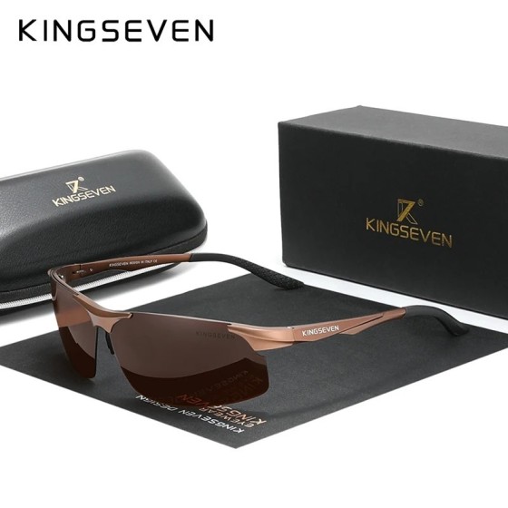 KINGSEVEN-gafas de sol polarizadas de aluminio para hombre y mujer, le KINGSEVEN-gafas de sol polarizadas de aluminio para hombre y mujer, le
