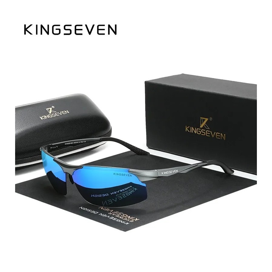 KINGSEVEN-gafas de sol polarizadas de aluminio para hombre y mujer, le KINGSEVEN-gafas de sol polarizadas de aluminio para hombre y mujer, le