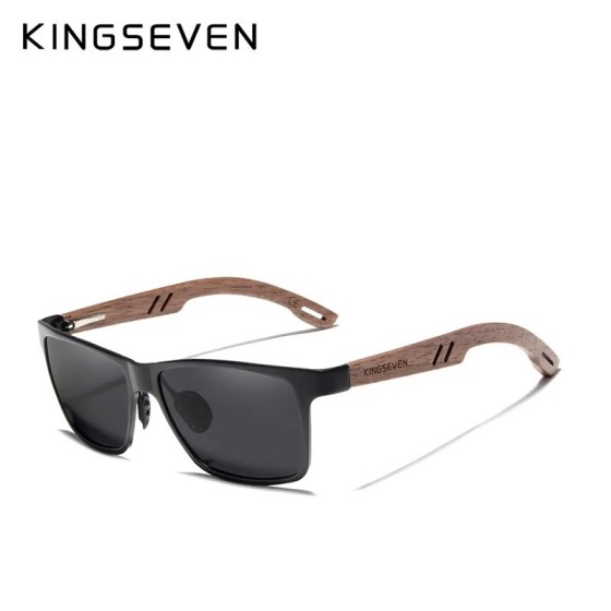 KINGSEVEN-Gafas de sol para hombre hechas a mano, diseño de aluminio +