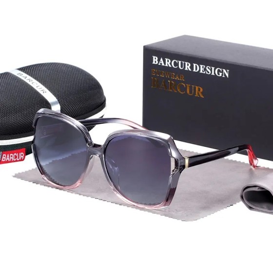 BARCUR gafas de sol TR90 de gran tamaño para mujer, gafas de sol polar BARCUR gafas de sol TR90 de gran tamaño para mujer, gafas de sol polar