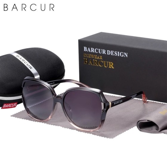 BARCUR gafas de sol TR90 de gran tamaño para mujer, gafas de sol polar BARCUR gafas de sol TR90 de gran tamaño para mujer, gafas de sol polar