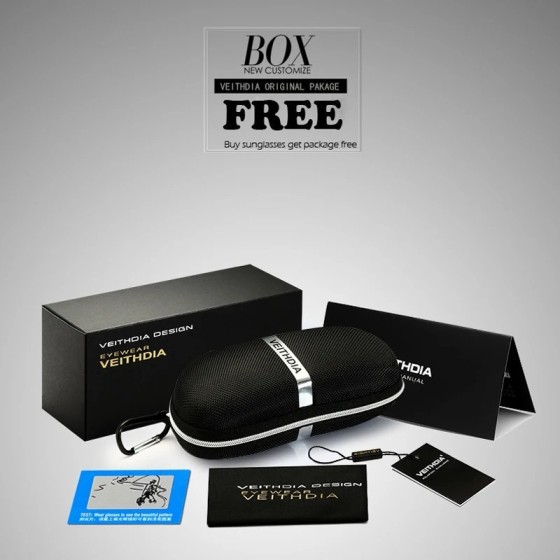 VEITHDIA-gafas de sol fotocromáticas de aluminio para hombre y mujer,