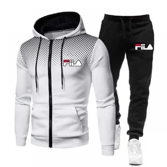 Conjunto de Sudadera con capucha y pantalones para hombre, chándal informal, chaqueta deportiva para correr, ropa deportiva para