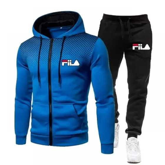 Conjunto de Sudadera con capucha y pantalones para hombre, chándal informal, chaqueta deportiva para correr, ropa deportiva para