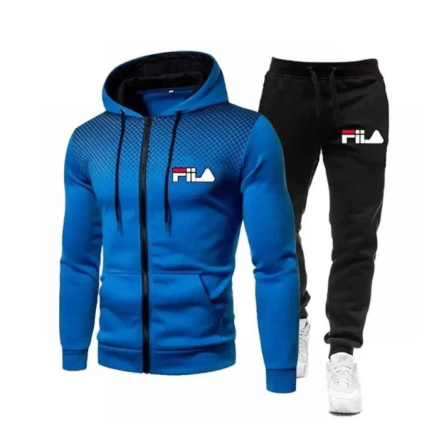Conjunto de Sudadera con capucha y pantalones para hombre, chándal informal, chaqueta deportiva para correr, ropa deportiva para