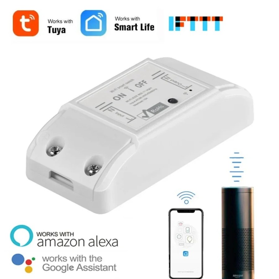 1 unidad WiFi interruptor de bricolaje inteligente control remoto inal