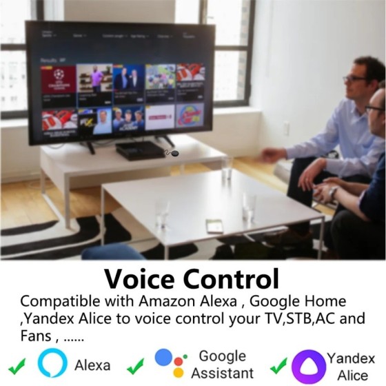 Control remoto inteligente Universal para TV, aire acondicionado, Alex Control remoto inteligente Universal para TV, aire acondicionado, Alex