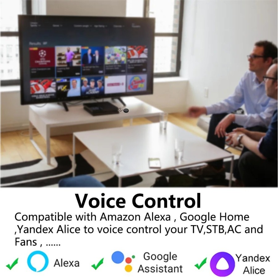 Control remoto inteligente Universal para TV, aire acondicionado, Alex